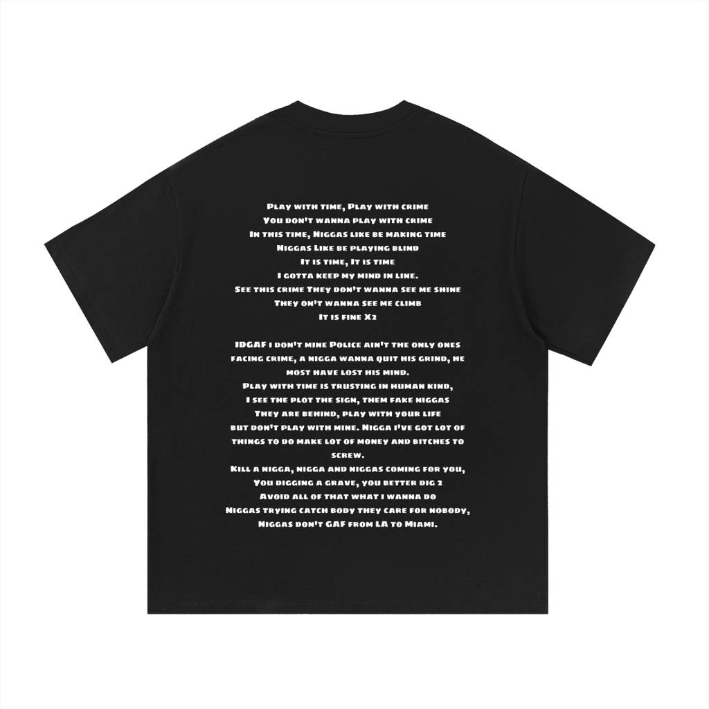 Play with Time T-Shirt with lyrics